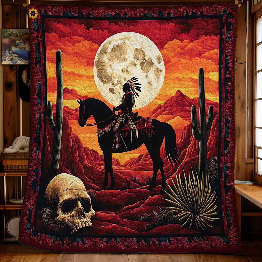 Aboriginal In Sunset Quilt Blanket Cute Soft Blanket Horse Themed Gifts For Adults