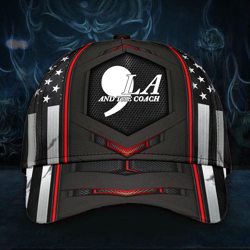 ,La Comma La And The Coach Hat Vote For Harris Walz 2024 Political Hat Gifts For Him