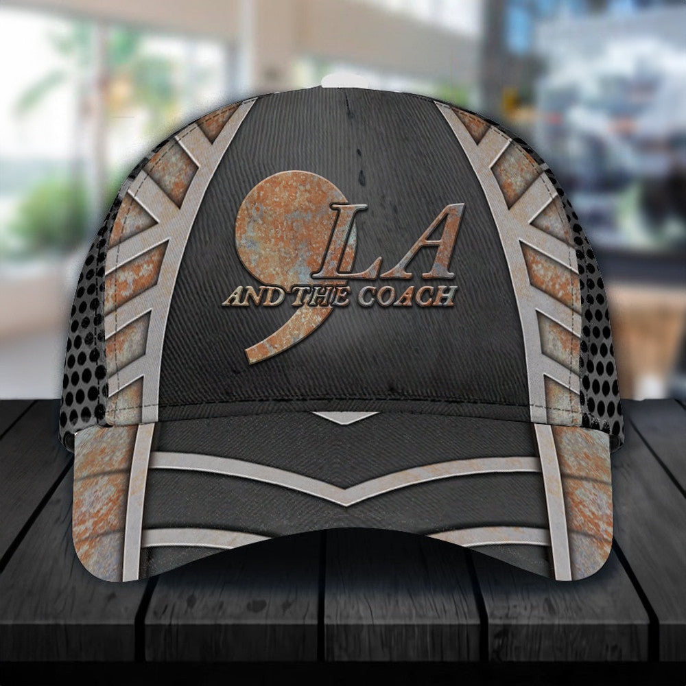 ,La Comma La And The Coach Hat Vote For Harris Walz Hat 2024 Political Gifts